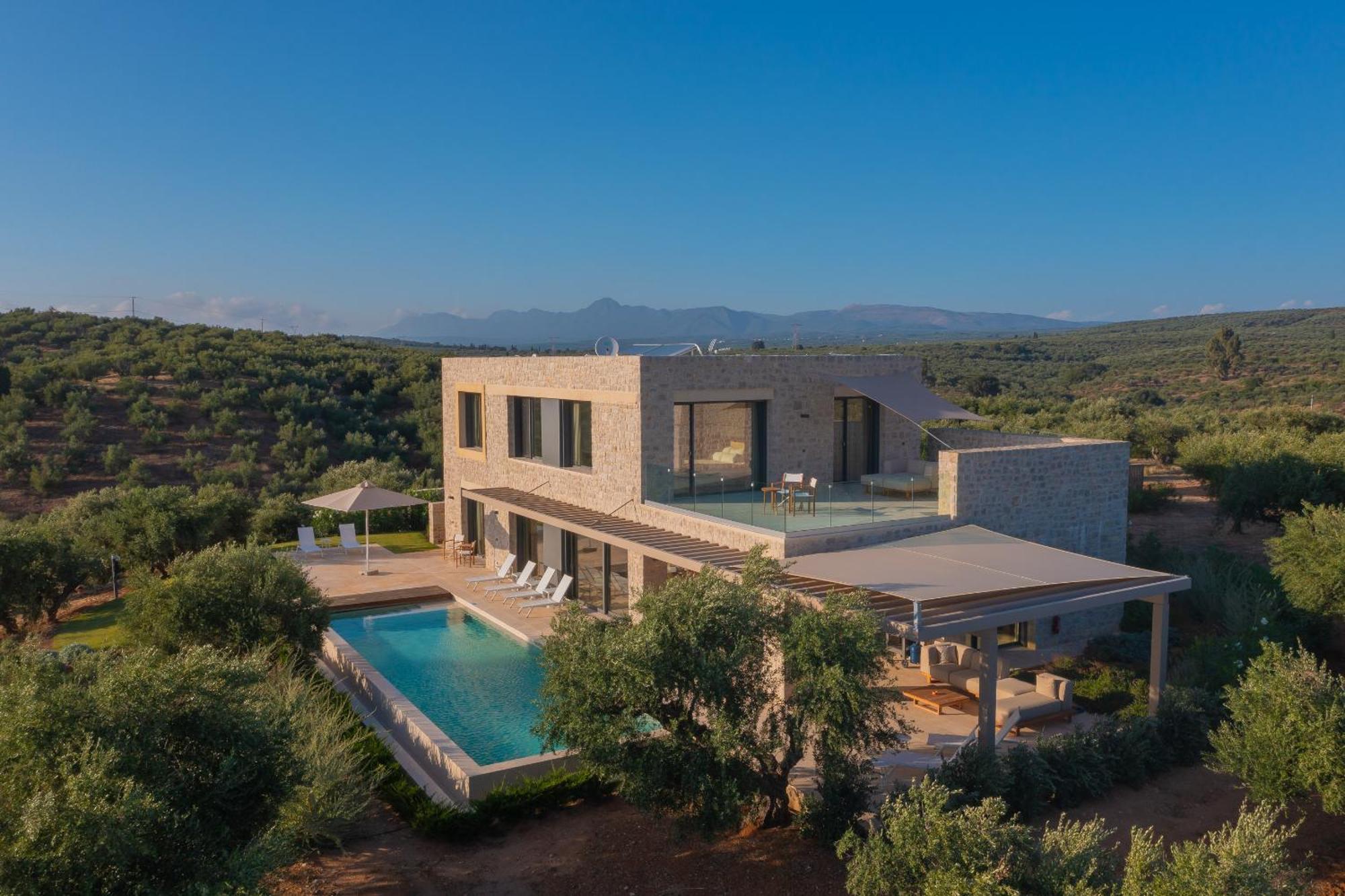 Villa Messinian Nest à Gialova Extérieur photo